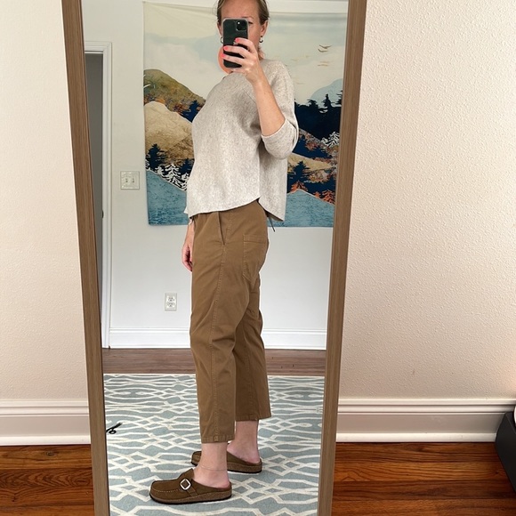 Poetry Boat Neck Cashmere Sweater Ecru Women’s Size 8/10 - Picture 4 of 9